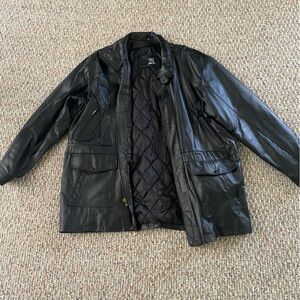Vintage 23 rdst Black Leather Jacket